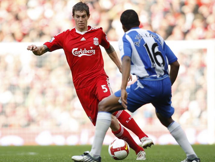 Daniel Agger er hugsaður sem framtíðarmiðvörður Liverpool.
