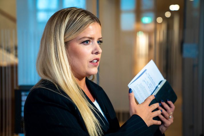 Áslaug Arna Sigurbjörnsdóttir, háskóla-, iðnaðar- og nýsköpunarráðherra.