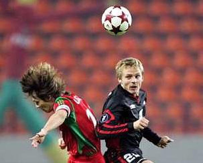 Kristján Örn í baráttunni.