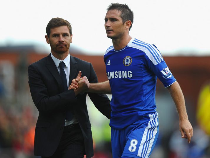 André Villas-Boas og Frank Lampard.