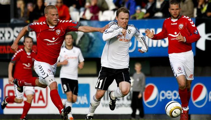 Atli Viðar Björnsson skoraði 2 mörk og lagði upp eitt.
