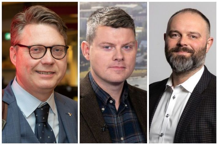 Gísli, Andrés og Stefán, Þjóðmálahlaðvarpararnir eiga nú yfir höfði sér ofsareiði stuðningsmanna Flokks Fólksins fyrir að hafa hæðst hömlulaust að helstu fulltrúum þess flokks.