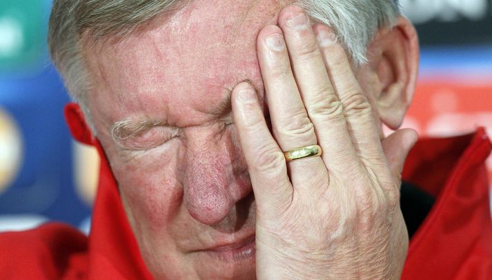 Sir Alex Ferguson, stjóri Manchester United.