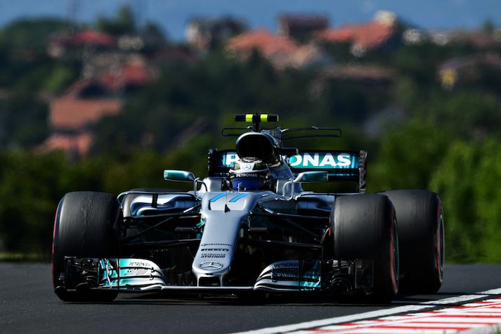 Valtteri Bottas á Mercedes bílnum.