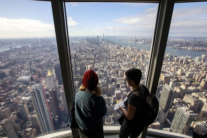 Empire State byggingin er vinsæll viðkomustaður ferðamanna í New York.