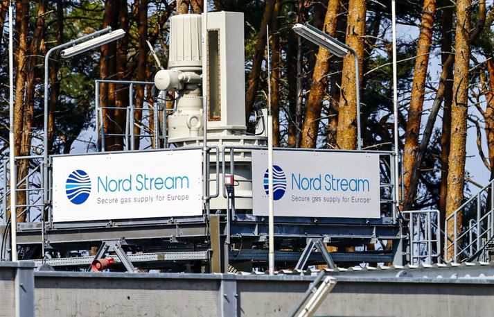 Nord Stream-stöð í Þýskalandi. Leiðslurnar sem fóru í sundur fluttu gas frá Rússlandi til Þýskalands.