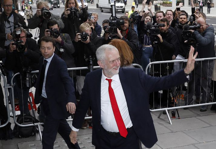 Jeremy Corbyn er formaður Verkamannaflokksins.