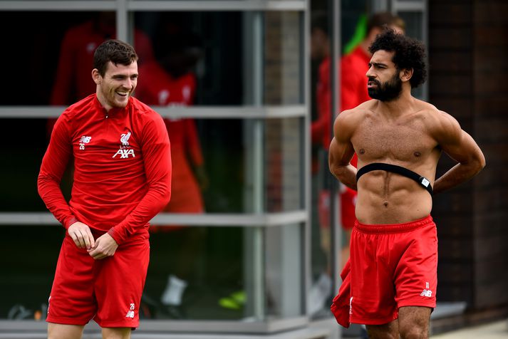 Robertson og Salah eru meiddir á ökkla.