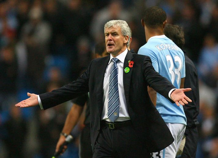 Mark Hughes var síðast hjá Manchester City.