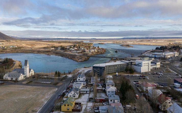 Eiginkonan keypti miðann í Krambúðinni á Selfossi.