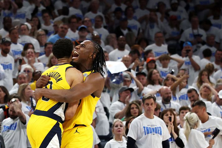 Pacers stálu sigri í fyrsta leik á heimavelli Thunder. 