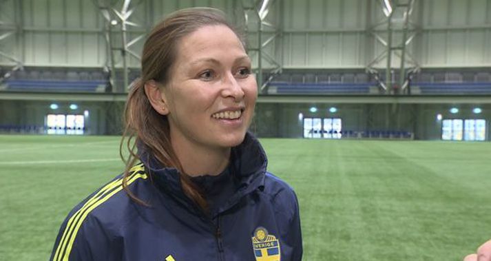 Guðbjörg Gunnarsdóttir sagði Þorstein Halldórsson ekki réttan mann til að stýra íslenska kvennalandsliðinu í knattspyrnu. 