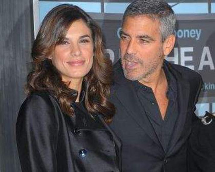 Sjálfstæð kona Ný kærasta Georges Clooney vill ekki flytja inn með honum.