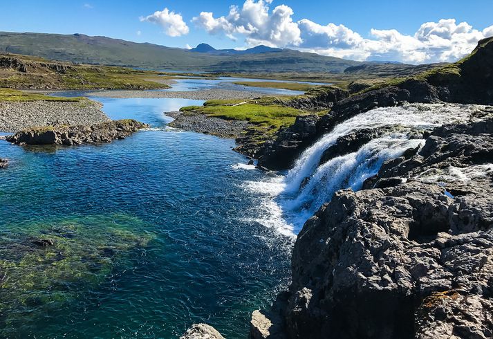 Svæði við Hvalárósa.