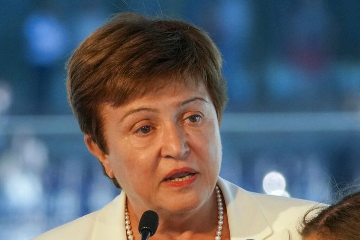 Kristalina Georgieva nýtur enn stuðnings framkvæmdastjórnar Alþjóðagjaldeyrissjóðsins þrátt fyrir ásakanir um þjónkun við Kínastjórn hjá Alþjóðabankanum.