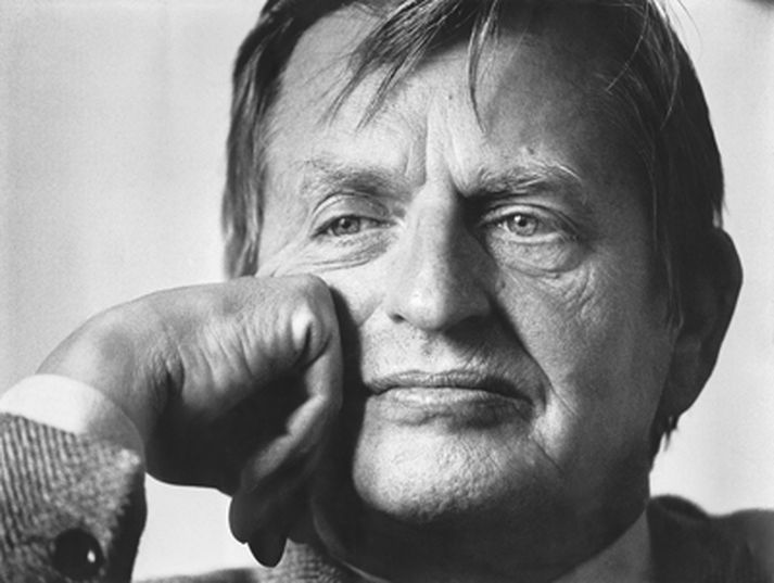 Olof Palme fyrrverandi forsætisráðherra Svíþjóðar.