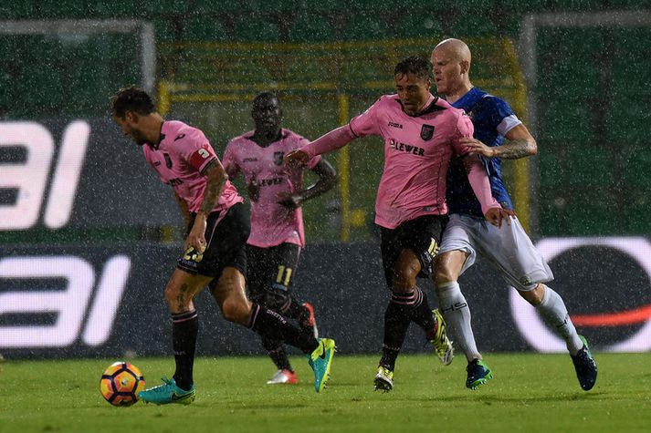 Emil í leik með Udinese fyrr á þessu tímabili.
