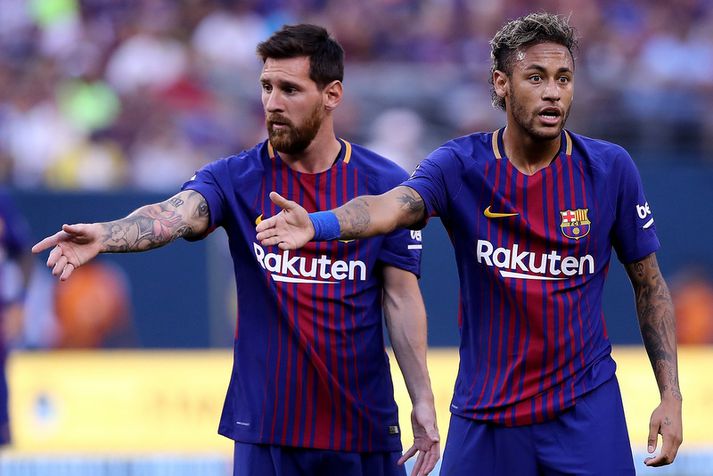 Lionel Messi og Neymar.