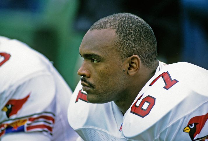 Luis Sharpe í leik með Cardinals árið 1992.