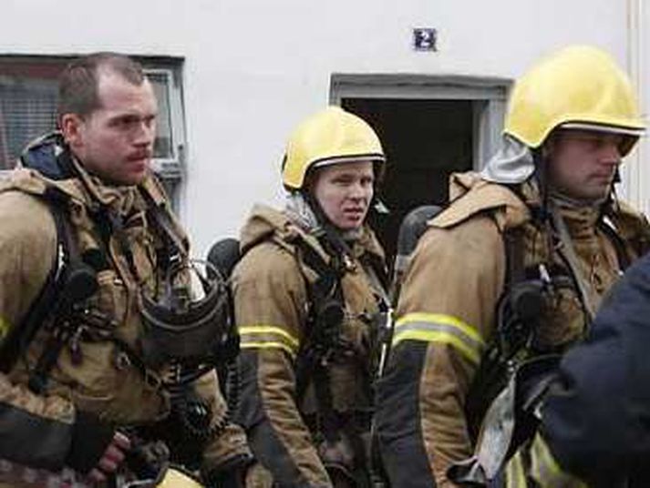 Slökkviliðsmenn. Mynd úr safni.