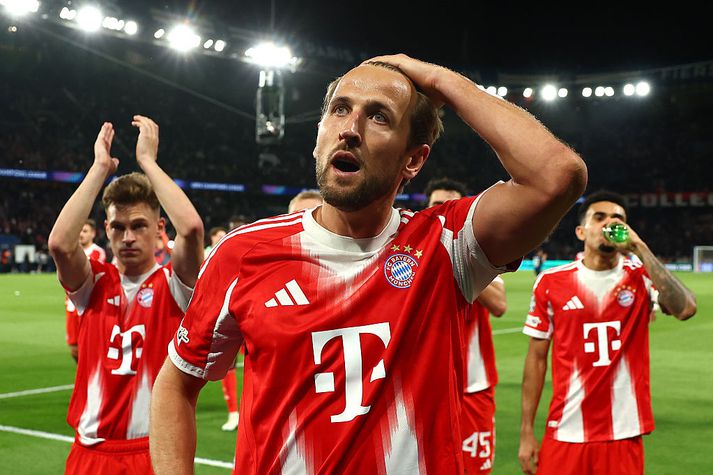 Harry Kane passaði að félagar sínir misstu ekki vonina í stöðunni 5-2 og má vera sáttur eftir leikinn í kvöld.