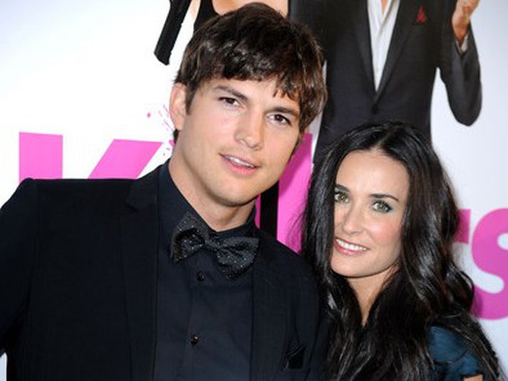 Ashton Kutcher og Demi Moore. MYNDIR/Cover Media
