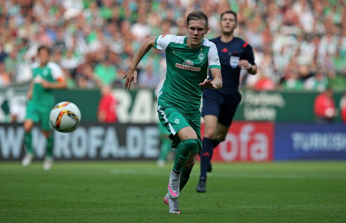 Aron í leik með Werder á síðasta tímabili.