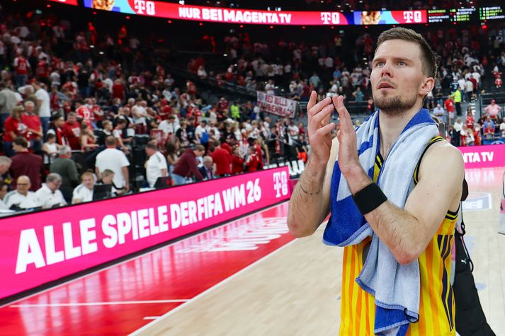 Martin Hermannsson er lentur undir í úrslitaviðureign þýsku úrvalsdeildarinnar í körfubolta.