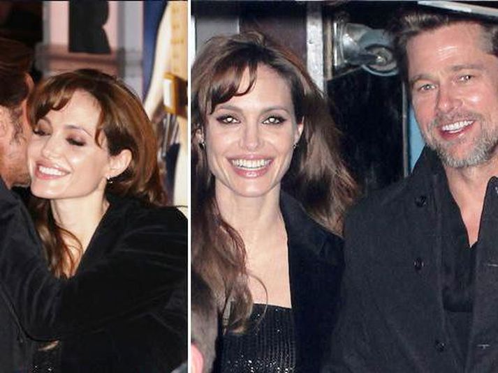 Angelina Jolie og Brad Pitt. MYNDIR/Cover Media