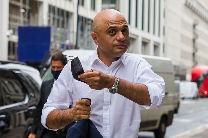 Sajid Javid, heilbrigðisráðherra Bretlands, greindist smitaður af Covid-19 í morgun.