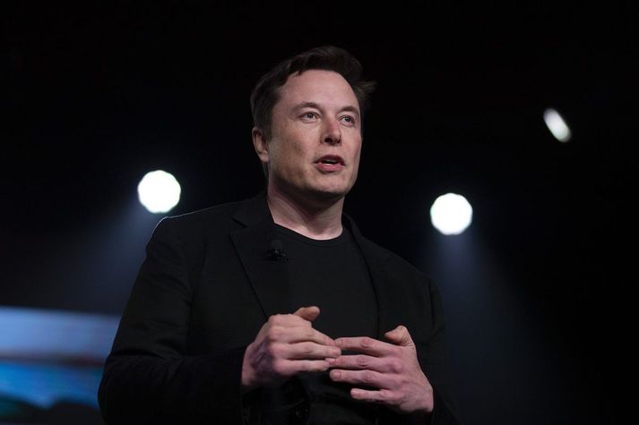 Elon Musk, stofnandi Tesla og auðugasti maður heims.