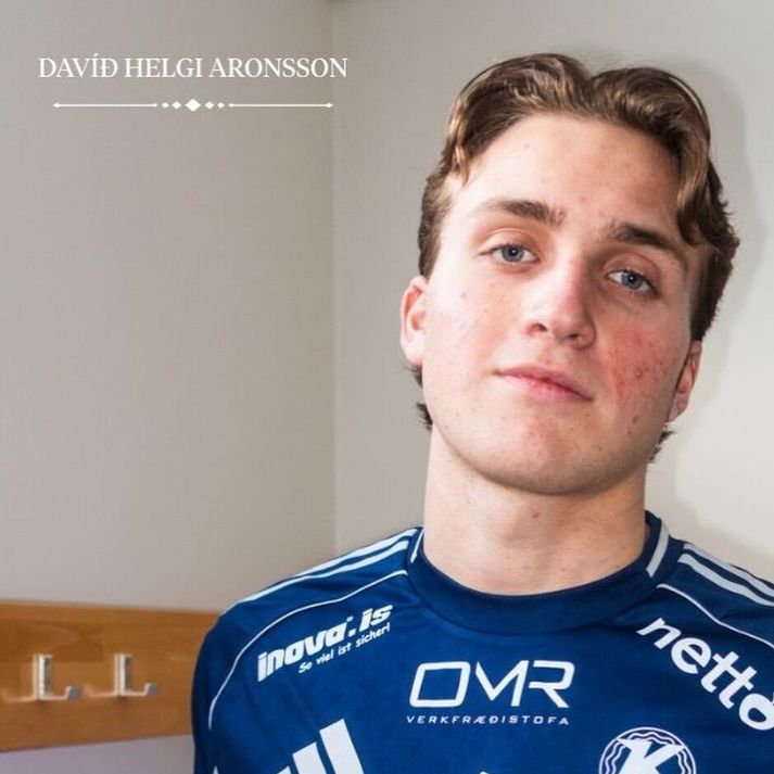 Davíð Helgi Aronsson spilar með Keflavík í sumar.
