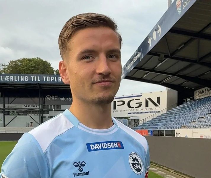 Rúnar Þór Sigurgeirsson var aðeins búinn að vera hjá SönderjyskE í mánuð þegar hann meiddist alvarlega.