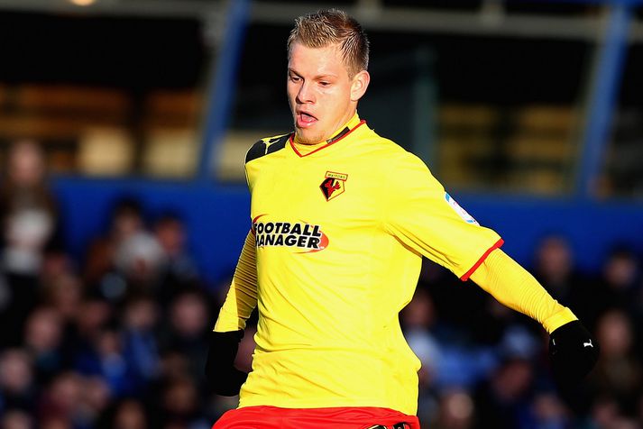 Matej Vydra í leik með Watford