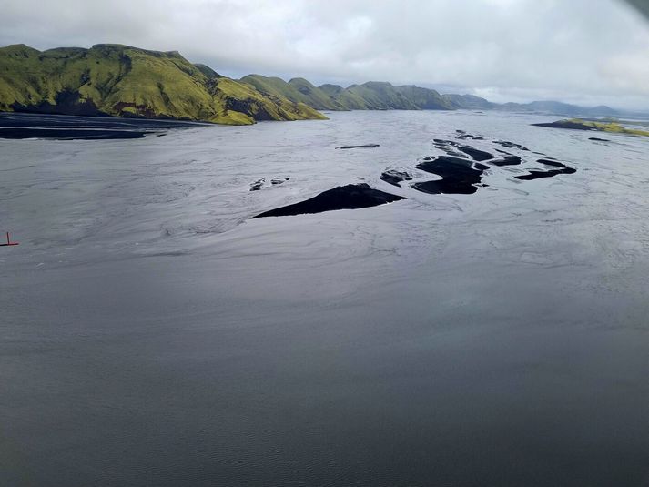 Skaftárhlaup hófst á mánudag. 