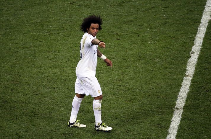 Marcelo kom með beinum hætti að öllum þremur mörkum Real Madrid gegn Chelsea.