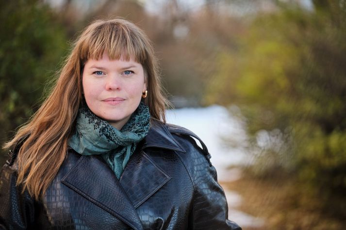 Álfrún Gísladóttir leikkona og handritshöfundur ræddi við blaðamann. 