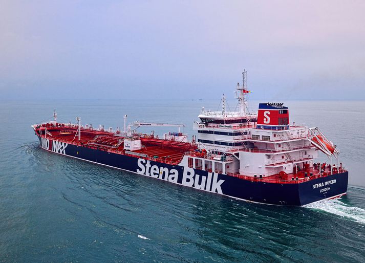 Olíuskipið Stena Impero.