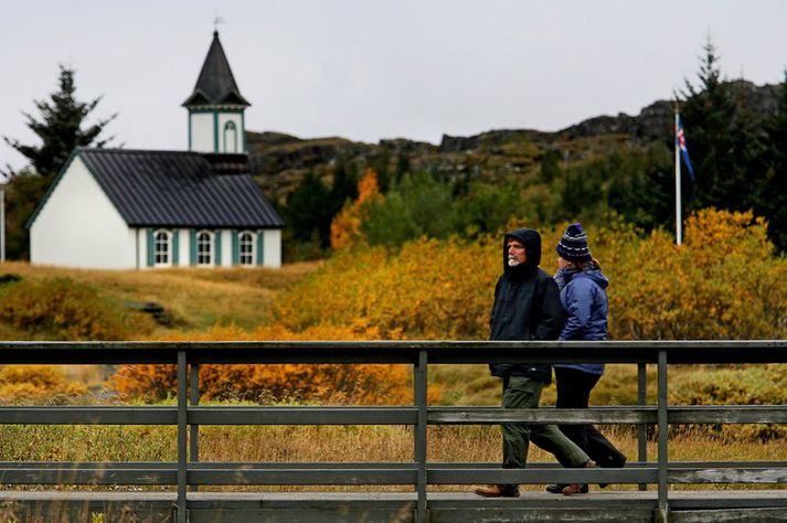 Íslensk náttúra og menning drógu ferðamennina til landsins.