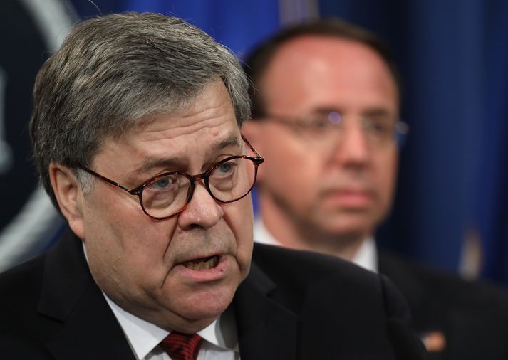 William Barr og Rod Rosenstein