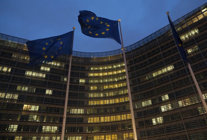 Samningaviðræðurnar fara fram hér, í Berlaymont byggingunni í Brussel.