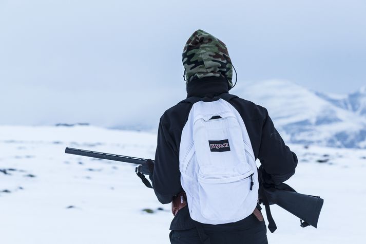 Sumir veiðimenn á Öxarfjarðarheiði eru sagðir aka utan vegar og skjóta rjúpur út um bílglugga.
Fréttablaðið/Vilhelm