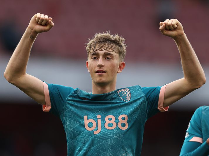 Dean Huijsen var keyptur af Bournemouth fyrir minna en ári síðan og mun seljast fyrir margfalt meiri pening. 
