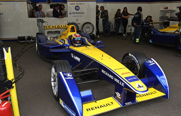 Heimsmeistarinn í Formúlu E, Sebastien Buemi hjá Renault e.Dams.