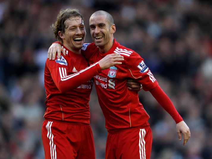 Lucas og Raul Meireles.