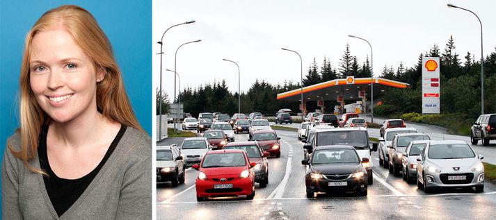 Það er miðað við að krakkar séu orðnir 150 cm og 36 kíló til þess að vera bara í belti í bíl.