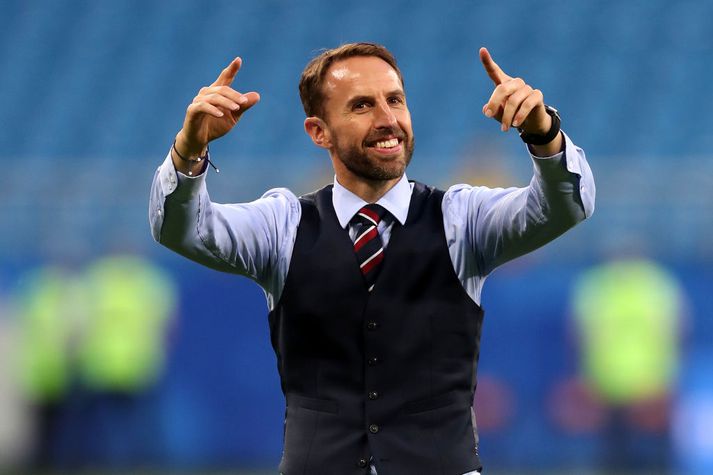 Gareth Southgate getur brosað