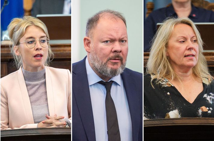Meðal þingmanna sem krefjast svara eru Diljá Mist Einarsdóttir, þingmaður Sjálfstæðisflokksins, Bergþór Ólason, þingflokksformaður Miðflokksins, og Sigríður Á. Andersen, þingmaður Miðflokksins.