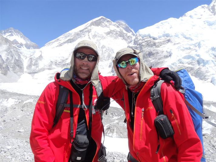 Þeir Guðmundur Stefán Maríusson og Ingólfur Geir Gissurarson ætla að ganga á Everest.