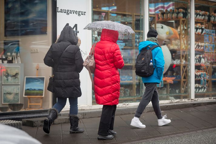 Reikna má með kólnandi veðri næstu daga.